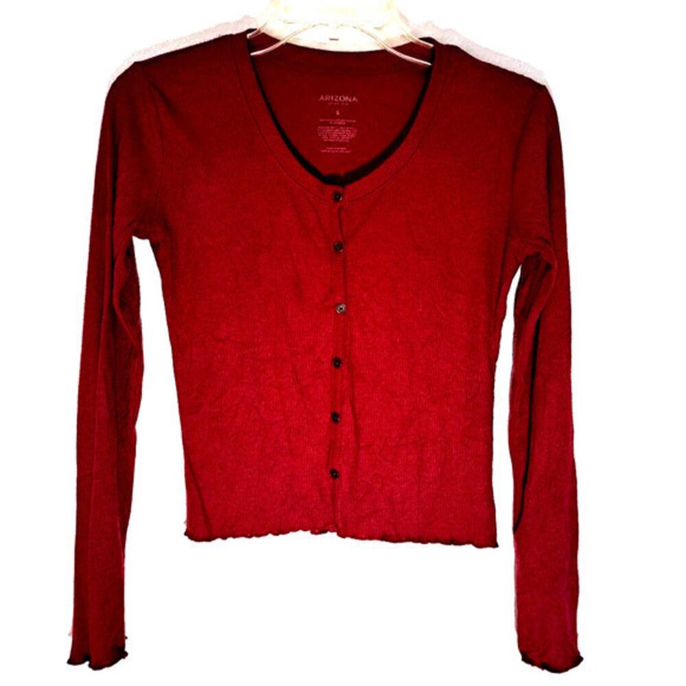 Arizona red long sleeve shirt size‎ s